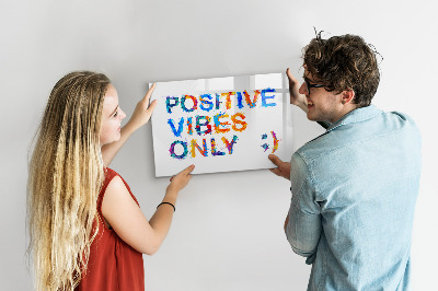 Magnetic drawing board Positive quote