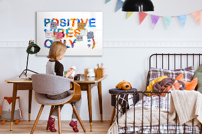 Dry erase magnetic board Positive quote