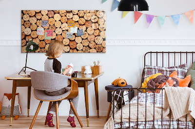 Magnetic drawing board Wooden wine corks