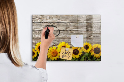 Magnetic drawing board Sunflowers