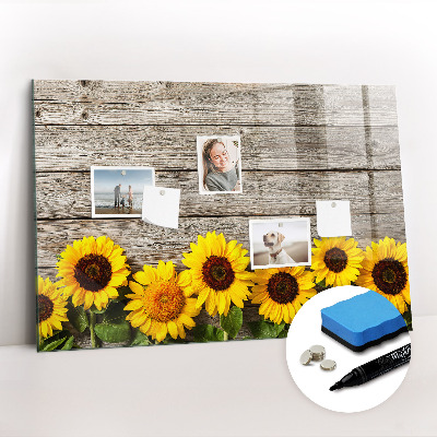 Magnetic drawing board Sunflowers