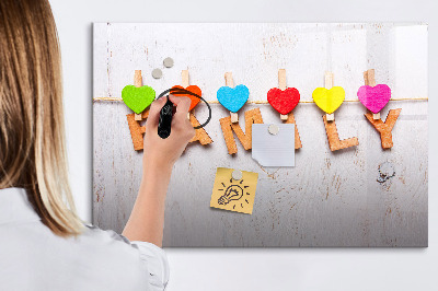 Magnetic dry erase board Inscription family