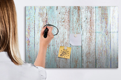 Magnetic dry erase board Pastel wood