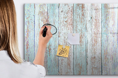 Magnetic dry erase board Pastel wood