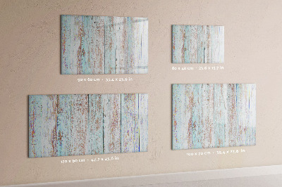 Magnetic dry erase board Pastel wood