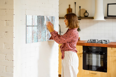 Magnetic dry erase board Pastel wood