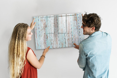 Magnetic dry erase board Pastel wood