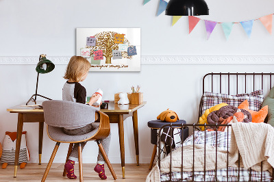 Magnetic dry erase board Old family tree