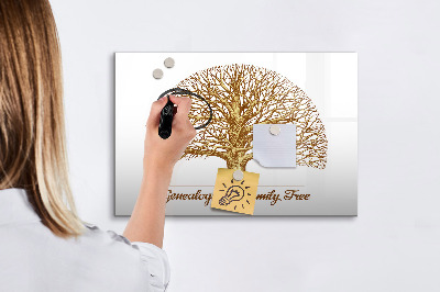 Magnetic writing board Old family tree