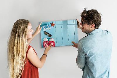 Magnetic dry erase board First day of summer
