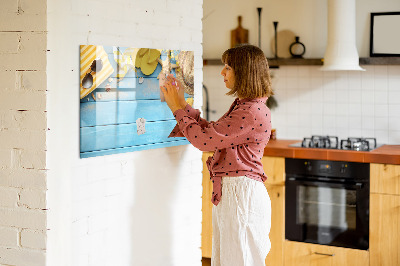Dry erase magnetic board Beach accessories