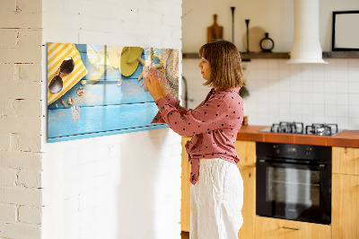 Dry erase magnetic board Beach accessories