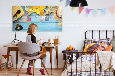 Dry erase magnetic board Beach accessories