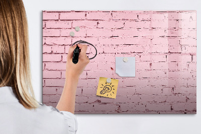 Magnetic dry erase board Bricks wall