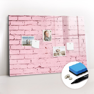 Magnetic dry erase board Bricks wall