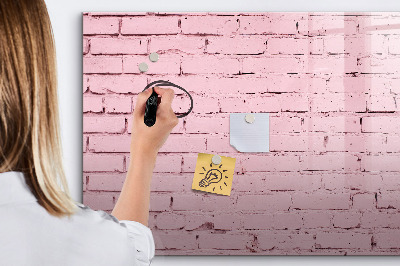 Magnetic dry erase board Bricks wall