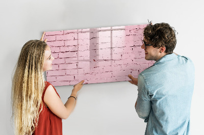 Magnetic dry erase board Bricks wall