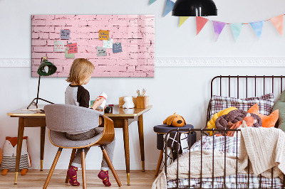 Magnetic dry erase board Bricks wall