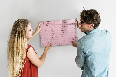 Magnetic dry erase board Bricks wall