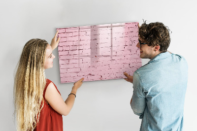 Magnetic dry erase board Bricks wall