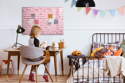 Magnetic drawing board Bricks wall