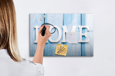 Magnetic dry erase board Inscription house