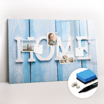 Magnetic dry erase board Inscription house