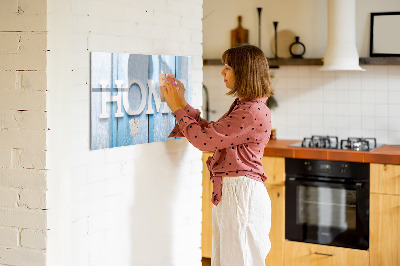Magnetic dry erase board Inscription house
