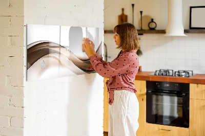Dry erase magnetic board Abstract line