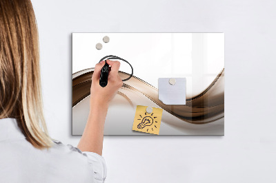 Dry erase magnetic board Abstract line