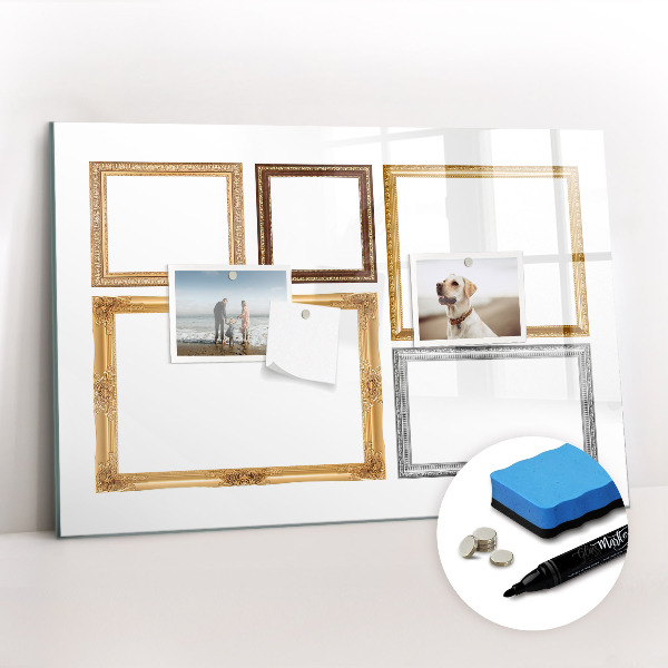 Magnetic dry erase board New year goals