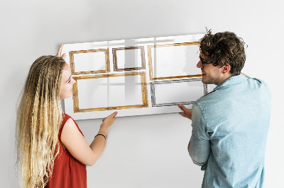 Magnetic dry erase board New year goals