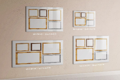 Magnetic dry erase board New year goals