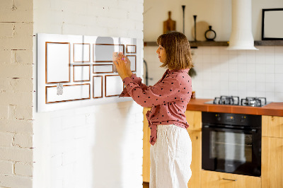 Dry erase magnetic board Minimalist olives