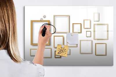 Magnetic dry erase board Meal schedule