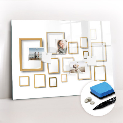 Magnetic dry erase board Meal schedule