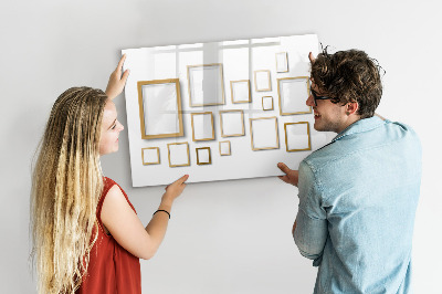 Magnetic board for writing Meal schedule