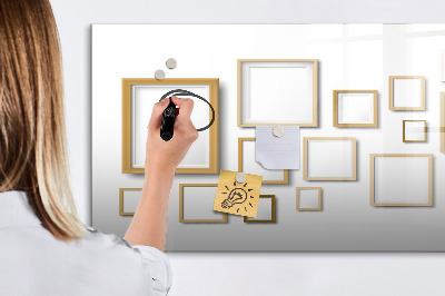 Magnetic dry erase board Meal schedule