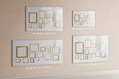 Magnetic board for writing Meal schedule