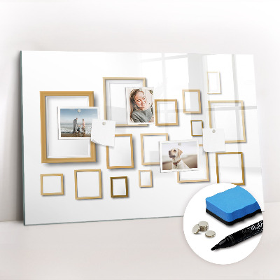 Magnetic dry erase board Meal schedule