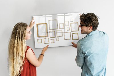 Magnetic board for writing Meal schedule