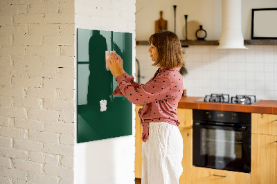Magnetic writing board Bottle Green