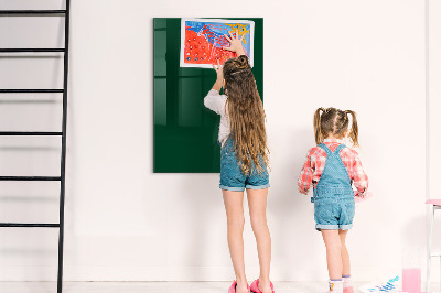 Magnetic writing board Bottle Green