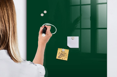 Magnetic writing board Bottle Green