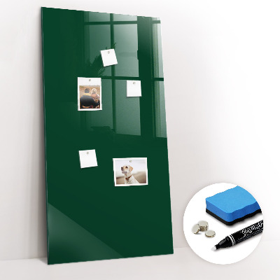 Magnetic writing board Bottle Green