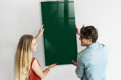 Magnetic writing board Bottle Green