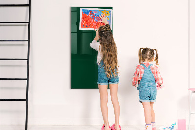 Magnetic writing board Bottle Green