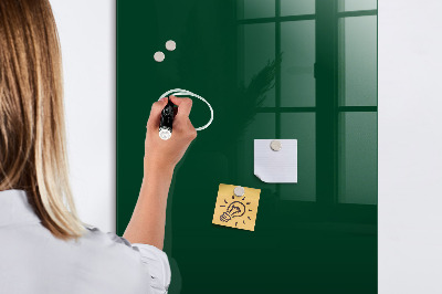 Magnetic writing board Bottle Green