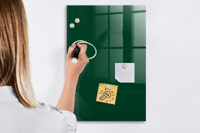 Magnetic writing board Bottle Green