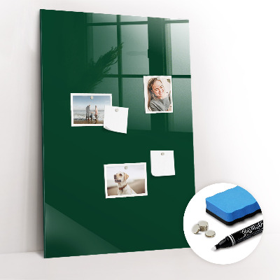 Magnetic writing board Bottle Green